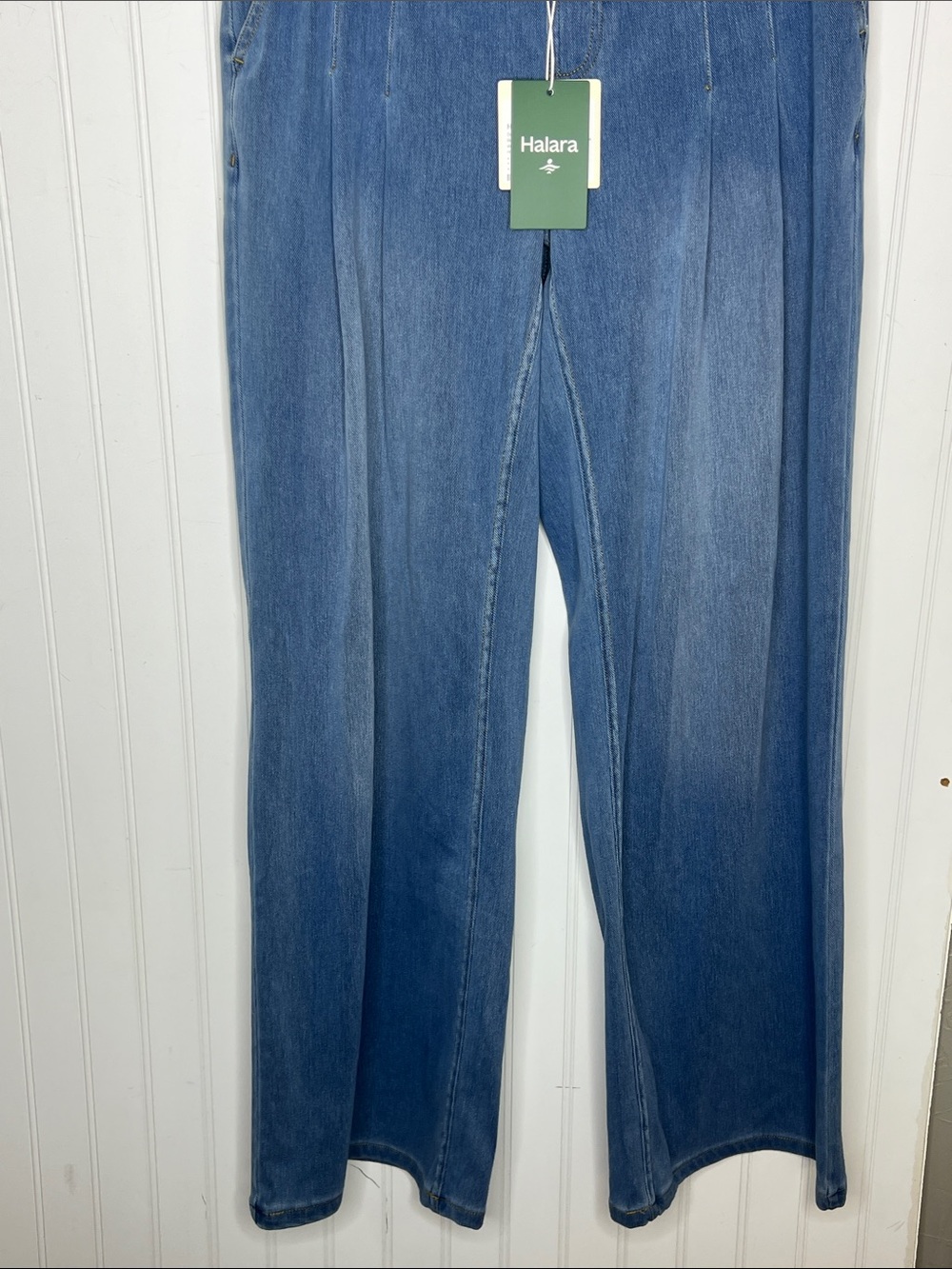 Halara Flex Denim Wide-Leg Pants Size Small NWT - Picture 4 of 9